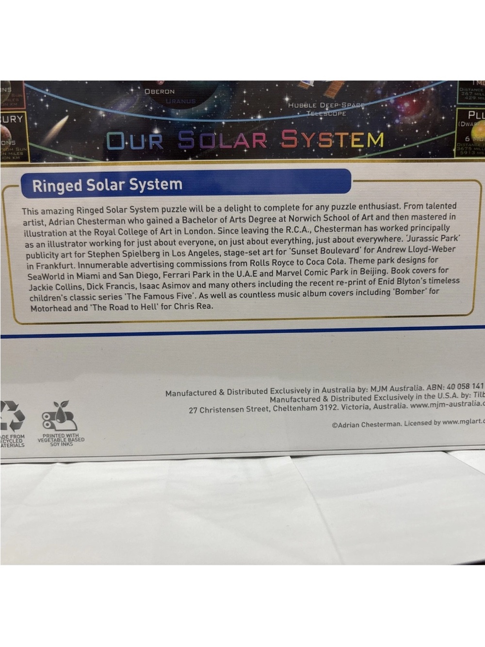 TILBURY Puzzle Premium Series 1000-Piece Ringed Solar System - Picture 5 of 7